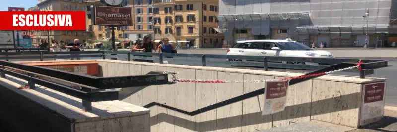 La metro Barberini resta chiusa, i negozianti: "A rischio attività e posti di lavoro"