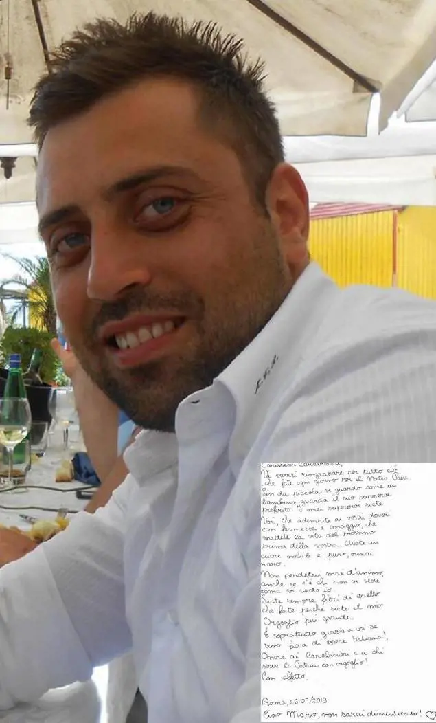 "Siete i miei eroi". Dopo il carabiniere ucciso, una bimba ringrazia l'Arma