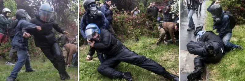La follia del partito anti polizia: vietare agli agenti di difendersi