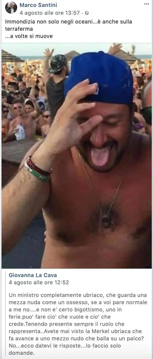 Trento, “Salvini immondizia”: bufera per un post di un consigliere comunale del M5s