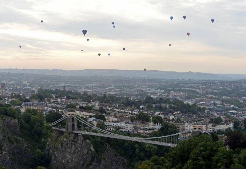 A Bristol festival delle mongolfiere - La dello Sport