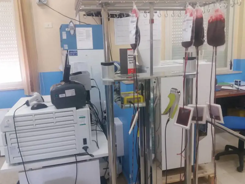 Il Centro trasfusionale dell’ospedale Cervello
