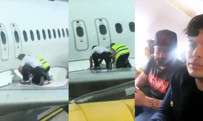 Stash preoccupato per il volo: "Stanno appiccicando l'ala con lo scotch"
