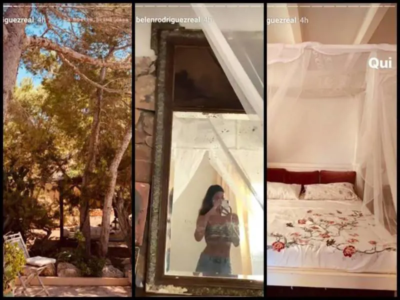 Belen Rodriguez vola a Ibiza con il marito e non sfugge un dettaglio: "La nostra prima casa"