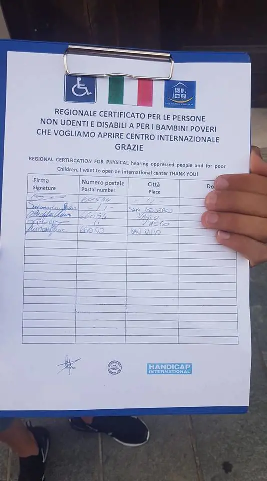 Vasto, si fingevano sordomute chiedendo donazioni per aprire un centro