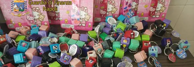 Napoli, sequestrati 2,5 mln di articoli destinati ai bambini
