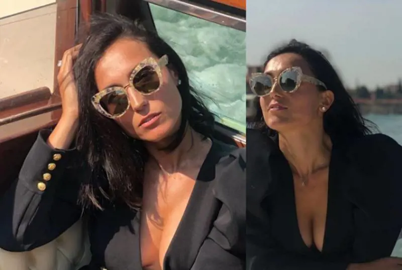 La scollatura di Caterina Balivo al Festival di Venezia divide il web