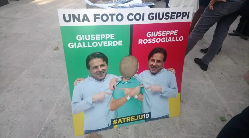 Ad Atreju il premier Conte in versione double face