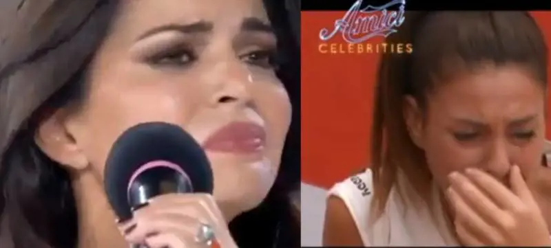 Amici Celebrities, Laura e Pamela piangono cantando Nonno Hollywood