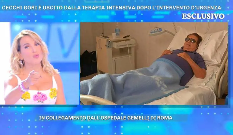 Domenica live, la d'Urso a Cecchi Gori operato d'urgenza: "Volevi curarti da solo"