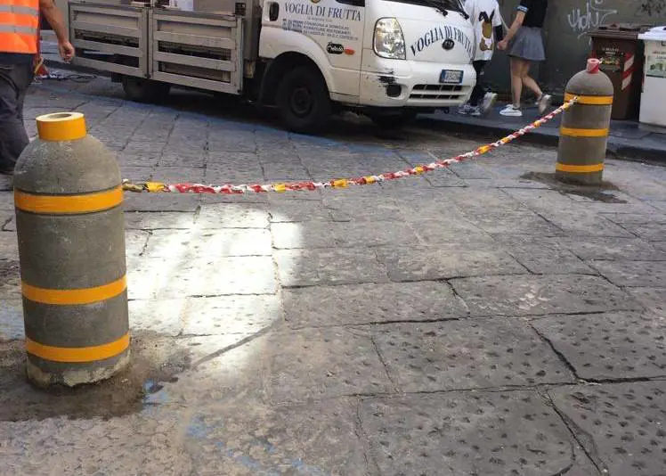 Via Lanzieri a Napoli pedonalizzata