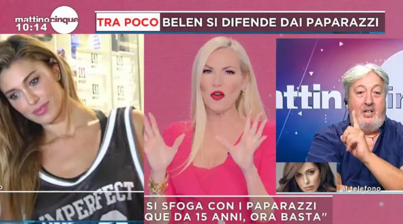 Belen Rodriguez assediata dai paparazzi: "Le seconde nozze? Se Stefano me lo chiede..."