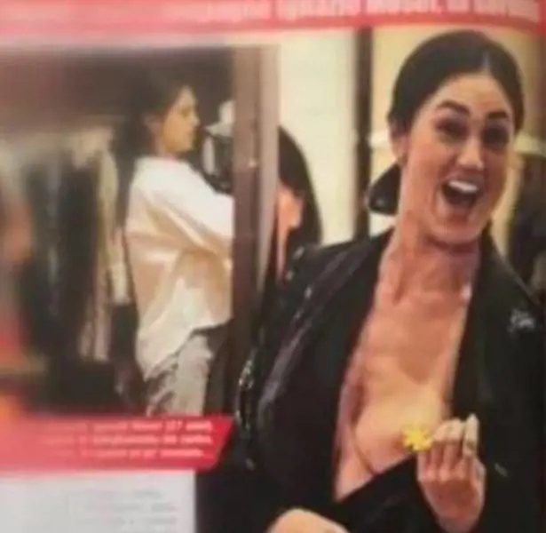 Cecilia Rodriguez va "fuori di seno" davanti ai paparazzi indiscreti e osa più di Belen