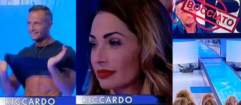 Uomini e donne, Riccardo si spoglia e piovono critiche: "Troppo effeminato"