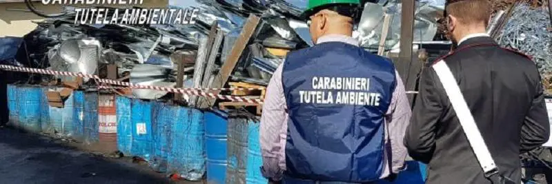 Sequestrata una discarica abusiva con 17mila metri cubi di rifiuti pericolosi