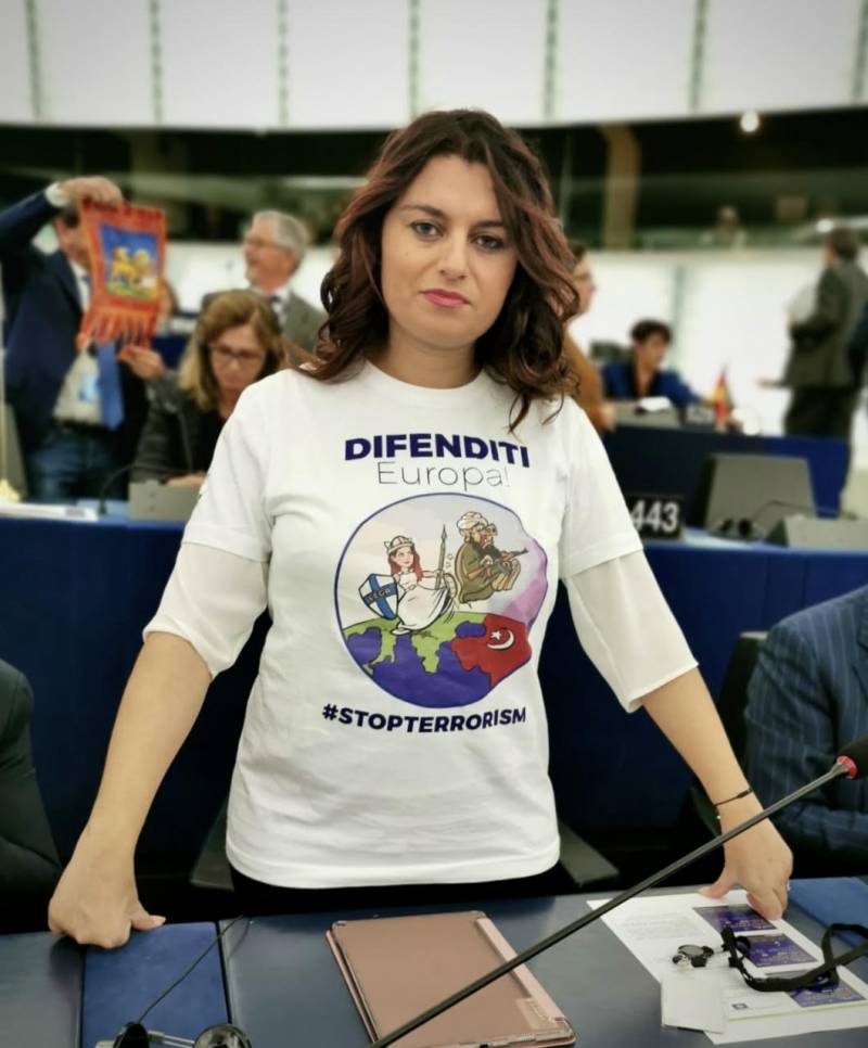 Ceccardi, t-shirt anti terroristi e Turchia nell'Ue