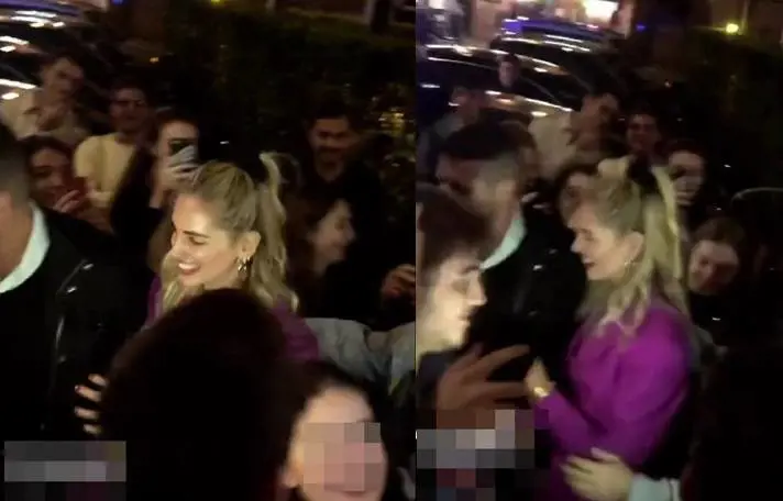 Chiara Ferragni manda in tilt Trastevere: ressa fuori dal locale dove era a cena