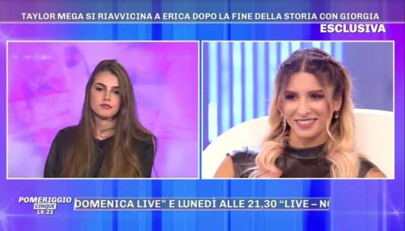 "Taylor è tornata da me". Erica Piamonte rivela i rapporti con l’influencer 