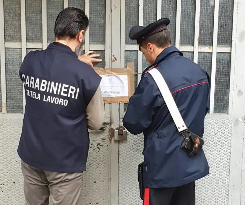 Lavoro nero e violazioni, scattano sequestri e maxisanzioni