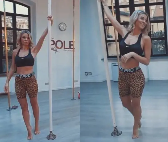 Diletta Leotta fa eco a Chiara Ferragni: la sua pole dance è hot