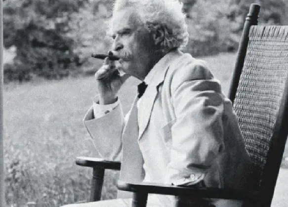 Mark Twain? Con la sua ironia voleva mandare tutto in "fumo"