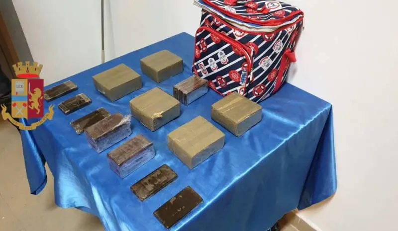 L'hashish? Nella borsa frigo