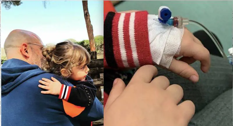 Maurizio Battista, ricoverata in ospedale la figlia di tre anni
