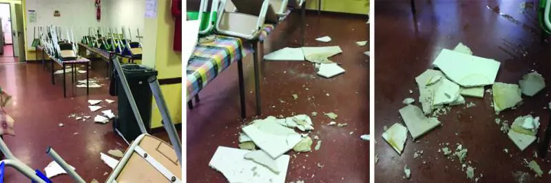 Roma, crolla il controsoffitto nella scuola elementare: paura per i bimbi