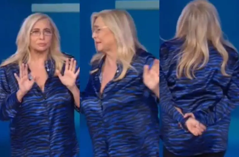Mara Venier in lacrime in studio dopo l'intervista della mamma di Nadia Toffa