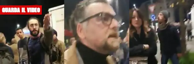 Sardine aggrediscono sindaco "Insulti, sputi e spintoni dagli anti Salvini"