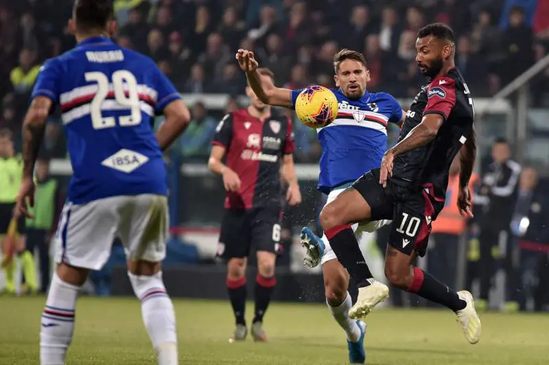 Cagliari-Sampdoria, gol e spettacolo: finisce 4-3 alla Sardegna Arena