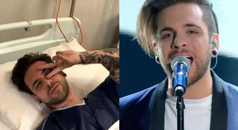 Alessio Bernabei scrive ai fan dall'ospedale: "Ho tolto le tonsille"