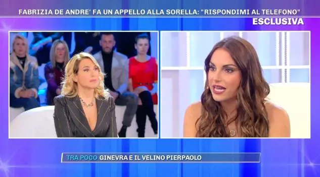 Francesca De André: "Mia sorella Fabrizia? Non le darò un’altra possibilità"
