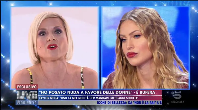 "Siamo state insultate e minacciate e non ci hai chiesto scusa", Taylor Mega contro Chiambretti