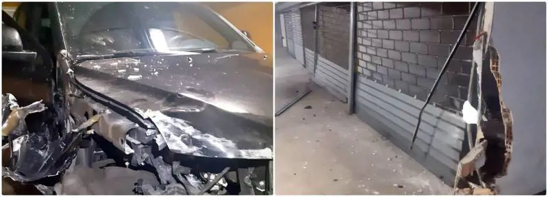 Ubriaco distrugge auto e parcheggio interrato a Sanremo