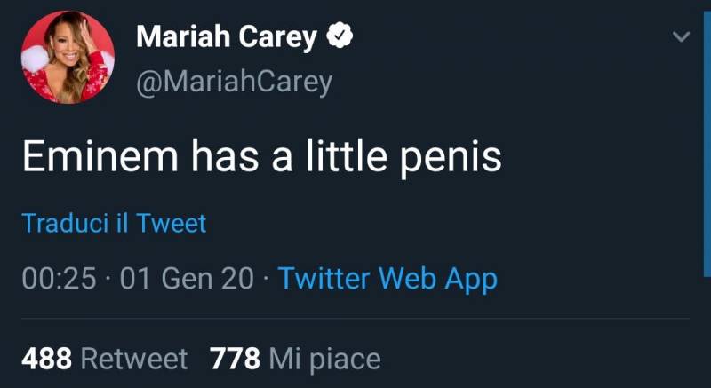Tweet Mariah Carey 