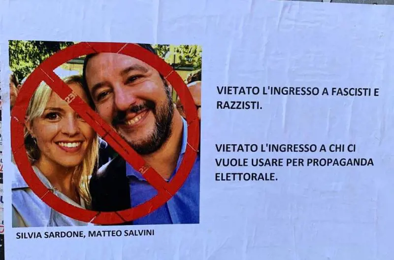 Quella cena degli antagonisti pro abusivi e contro i leghisti