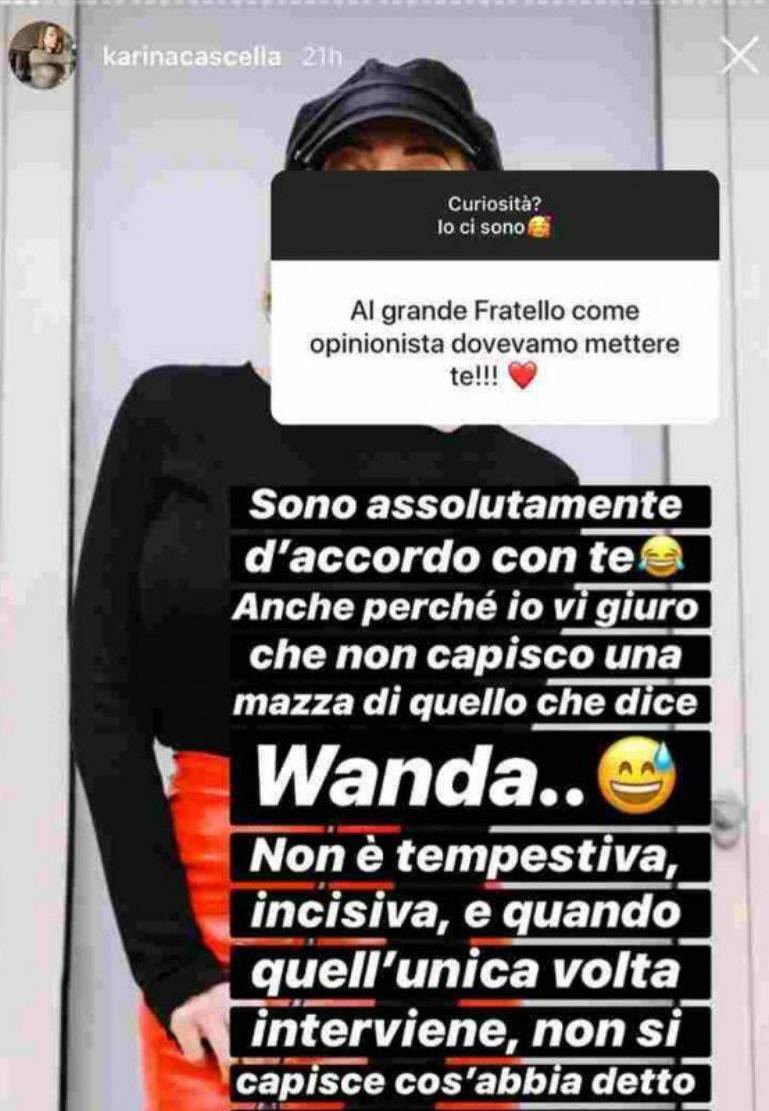Karina Cascella vs Wanda Nara