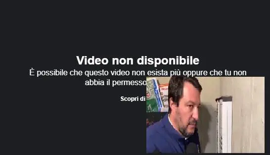 Fb rimuove il video del citofono. L'accusa: "Salvini incita all'odio"