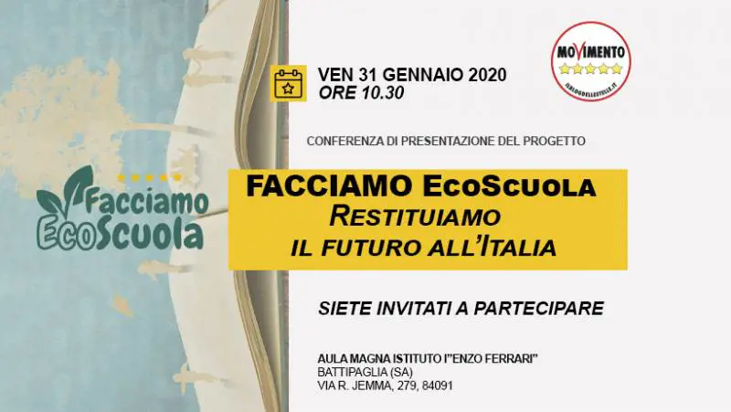"Il M5S entra a scuola con simbolo di partito"