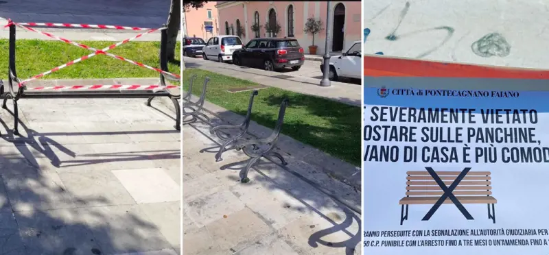 Il "festival" delle ordinanze: spesa in ordine alfabetico e panchine smontate