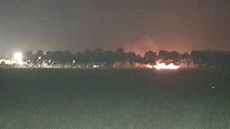 Borgo Mezzanone, incendio nel ghetto degli immigrati