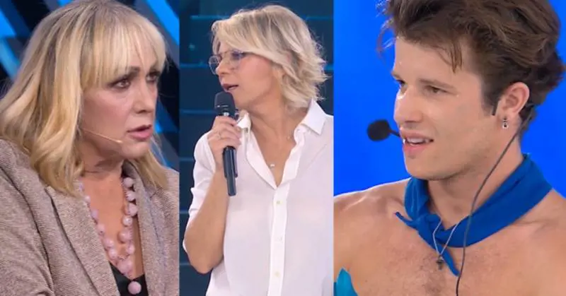 Maria De Filippi rimprovera Alessandra Celentano: "Alzarsi è indice di educazione"