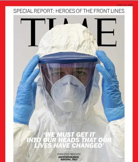 La copertina di Time sugli eroi italiani