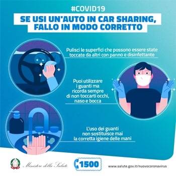 car sharing ministero salute