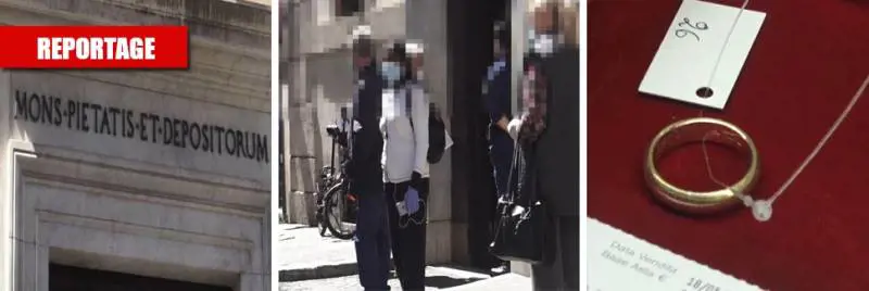 I nuovi poveri in fila al Monte di Pietà: "Ho impegnato la fede per pagare le bollette"