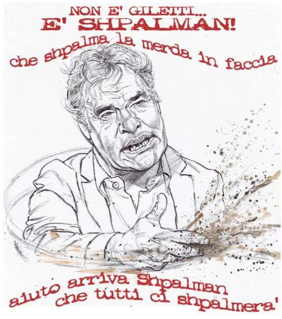 La vignetta choc del Fatto: "Arriva Giletti che spalma la m... in faccia"