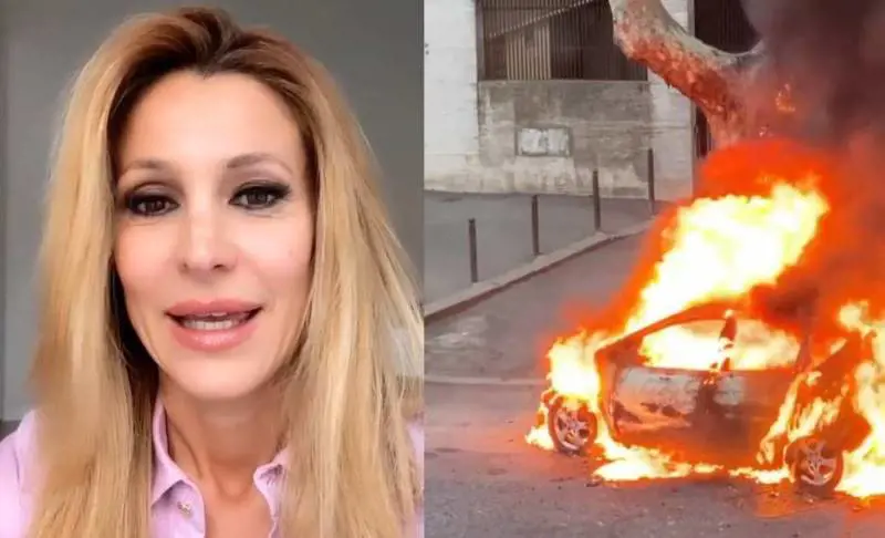 Esplode un'auto sotto casa di Adriana Volpe: paura ai Parioli