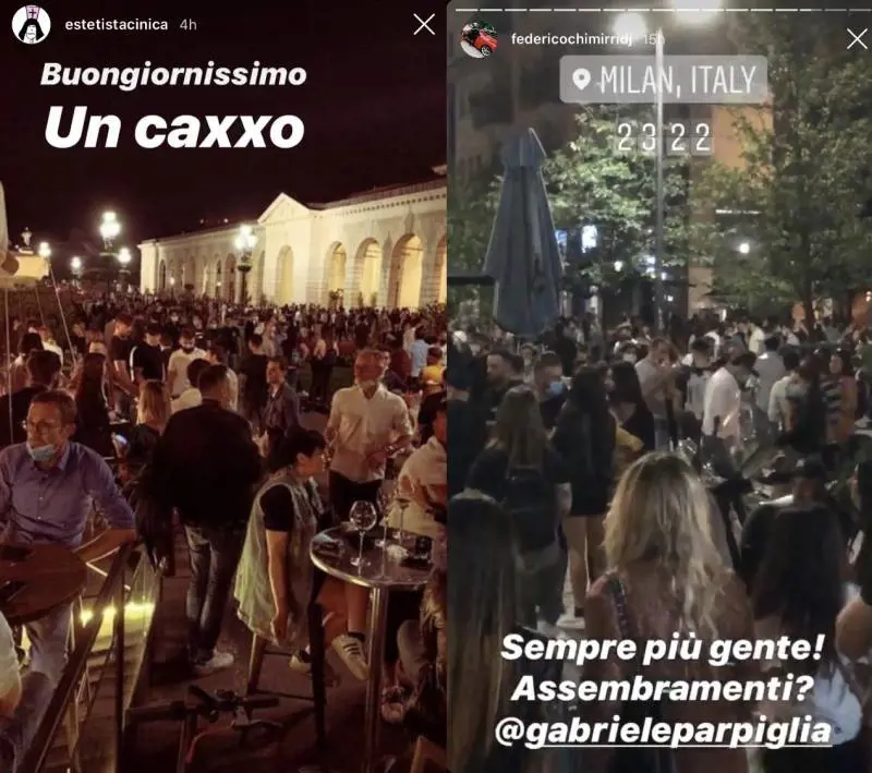 L'ira degli influencer contro la movida: "La gente sputava addosso ai vigili"