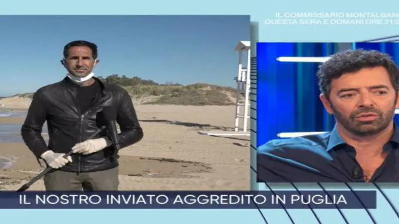 La Vita in Diretta, aggredito inviato: "Se la gente ti butta a mare fa bene"